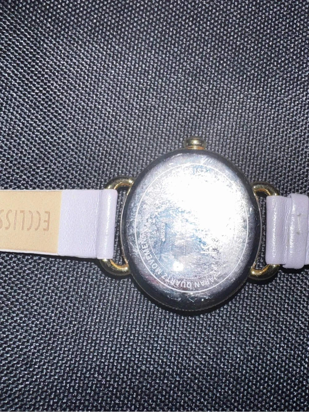 Ecclissi Lavender Floral Women's Watch with Lilac Strap